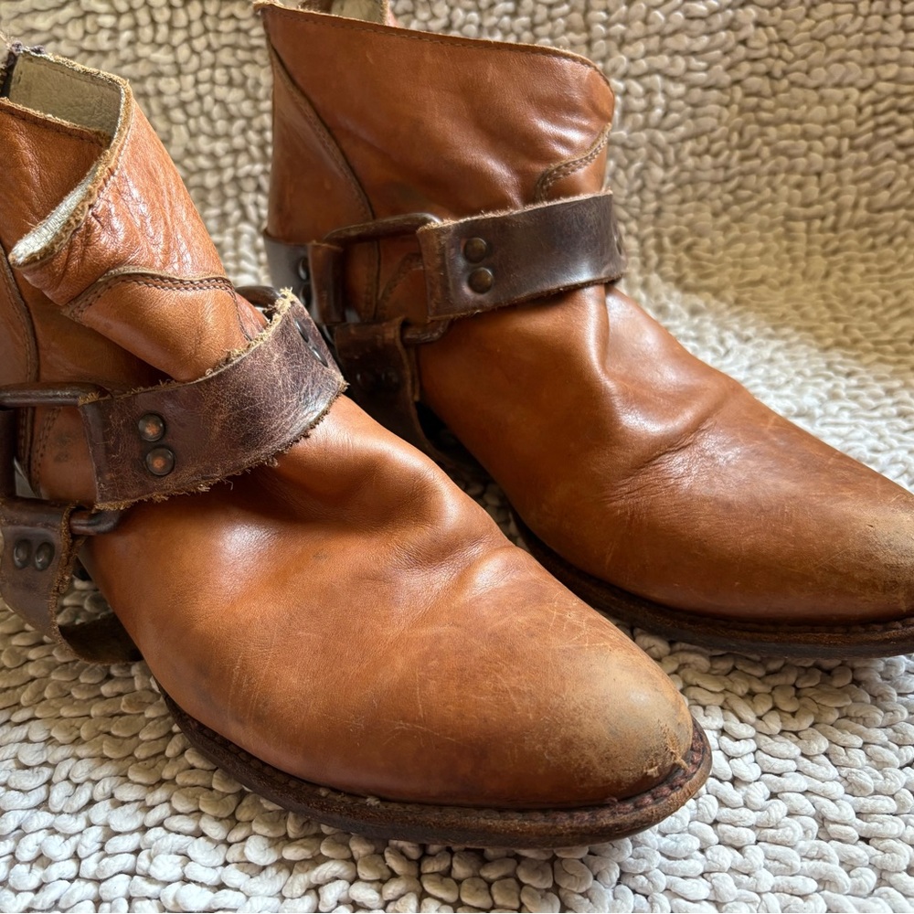 Freebird by Steven Santiago Tan Leather Ankle Boots - Picture 10 of 14